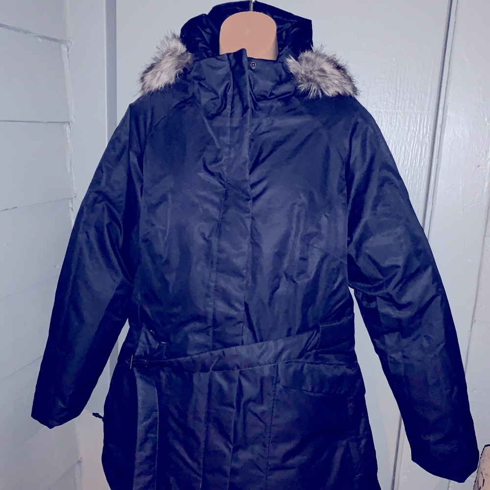 Navy The North face coat
